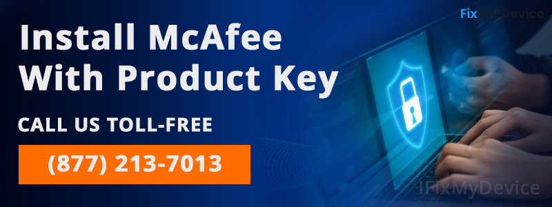 mcafee installation with product key